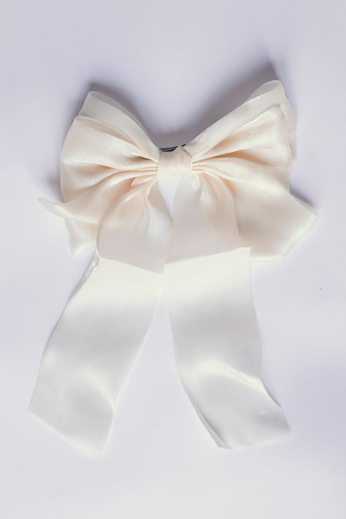 A Satin Love Bridal Hair Bow